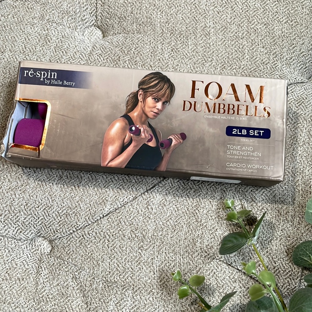 Foam Dumbells by Halle Berry